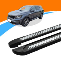 Trittbretter Kia Sorento ab Baujahr 2021 VISO Schwarz