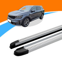 Trittbretter Kia Sorento ab Baujahr 2021 MAJA Silber