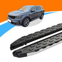 Trittbretter Kia Sorento ab Baujahr 2021 SUPA Silber