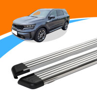 Trittbretter Kia Sorento ab Baujahr 2021 PEGA Silber