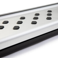 Trittbretter passend für Fiat Fullback ab 2016  ALMO Silber