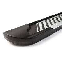 Trittbretter passend für Hyndai Santa Fe 08/2018-2023  LINE Silber