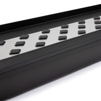 Trittbretter passend für Hyndai Santa Fe 08/2018-2023  VISO Schwarz