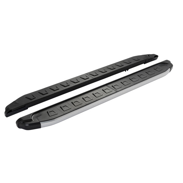 Trittbretter passend für Mitsubishi L200 ab 2015 bis 2023  NEWS Grau